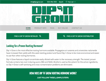 Tablet Screenshot of dipngrow.com